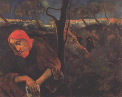 Christ on the Mount of Olives by Paul Gauguin
